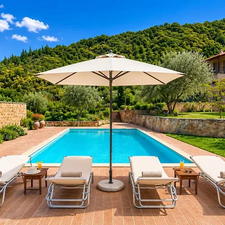 Iconic Olea With Pool & Pefkochori