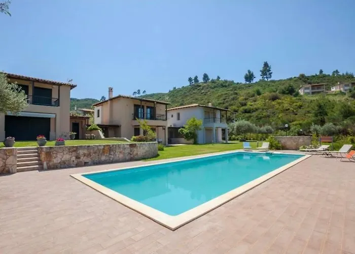 Villa Iconic Olea With Pool & Pefkochori